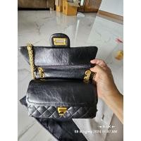 ราคา กระเป๋าสะพายข้าง สีดำ หนังนิ่ม มือ2 (27685904254)
