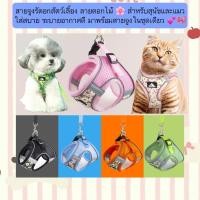 ราคา BN-718 สายจูงรัดอกสัตว์เลี้ยง ลายดอกไม้ สำหรับสุนัขและแมว น้ำหนักเบา ใส่สบาย ระบายอากาศดี มาพร้อมสายจูงในชุดเดียว (40317337175)