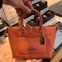 ราคา พร้อมส่ง แท้ % New Coach รุ่น MINI EMMA SATCHEL F31466 CORAL/SILVER (1928932366)