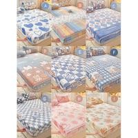 ราคา ผ้าปูที่นอนขนปุกปุย ลายน่ารักๆ ❌ไม่มีปลอกหมอน (20881446217)