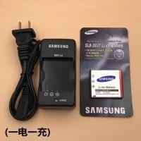 ราคา กล้อง Samsung Blues I5 I6 I50 I70 NV3 NV5 NV7 แบตเตอรี่ + เครื่องชาร์จ SLB-0837 (48811116851)
