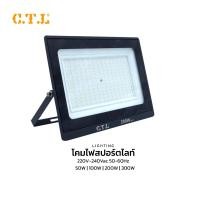 ราคา สปอร์ตไลท์ LED FLOOD LIGHT 220V 50W 100W 200W 300Wไฟสว่าง Spotlight IP67 (40355200498)