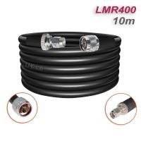 ราคา 10m SMA ชาย N ชาย Low Loss LMR400 สาย Coaxial RF Extension Jumper สําหรับ 4G LTE เราเตอร์ไร้สาย Gateway Cellular ADS-B วิทยุ WiFi เสาอากาศ (48414316821)