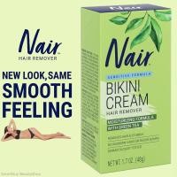 ราคา Nair Sensitive Formula Bikini Cream 48g ครีมกำจัดขนบริเวณผิวอ่อนโยนสูตรพิเศษสำหรับผิวบอบบางแพ้ง่ายของแท้พร้อมส่ง (29485797911)