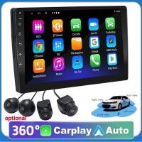 ราคา [4G+32G Ips 8 Core] 2 Din Carplay Android วิทยุติดรถยนต์ สเตอริโอ GPS RDS WIFI บลูทูธ 360° เครื่องนําทางพาโนรามา (19358410677)