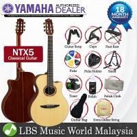 ราคา [สั่งซื้อเยื้อง] Yamaha NTX5 Acoustic electric Nylon Sring กีตาร์คลาสสิก Spruce Top Walnut Back / Side (NTX 5) (45964495239)