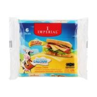 ราคา อิมพีเรียลเชดด้าชีส6สไลด์ 125กรัม Imperial Cheddar Cheese 125g. [หมายเลขบาร์โค้ด 8850332311075 ] (42230488954)
