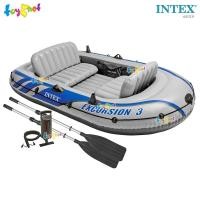 ราคา Intex ส่งฟรี ชุดเรือยางเอ็กซ์เคอร์ชั่น 3 ที่นั่ง-ที่สูบลม-พายอลูมิเนียม รุ่น 68319 (22463932960)
