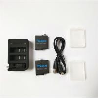 ราคา TELESIN แบตเตอรี่เสริม แท่นชาร์จ GOPRO HERO 5 6 7 2 pcs Replaceable Battery 1220 mAh + 1 Remote Slot (5218312544)