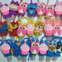 ราคา SALE 6 ฿. พร้อมส่งขวดแบ่งเจลล้างมือลายการ์ตูน พกพา คละลาย (7040561929)