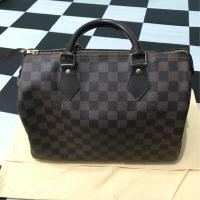 ราคา LV Speedy 30 Damier ของแท้ มือสอง (7043135105)