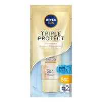 ราคา NIVEA Sun Triple Protect Anti Wrinkle SPF50+ PA+++ 40ml. นีเวีย ซัน กันแดด (19889236662)