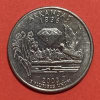 ราคา เหรียญสหรัฐอเมริกา​​ USA​​ Quarter Dollar ปี 2003, State Quarters, Arkansas (21914947796)