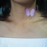 ราคา โชคเกอร์ผีเสื้อ,สร้อยโชกเกอร์,choker (612246972)
