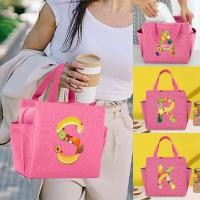 ราคา Canvas Large Insulated Bento Bag Women Kids Portable Insulated Canvas Fashion Lunch Bag Cooler Food Box Fruit Series (55312092512)