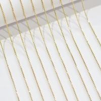 ราคา สร้อยคอทองคำแท้ ITALY 18K Gold รุ่น D.C. Beads Chain 100 (ยิงตัน) (1313372716)