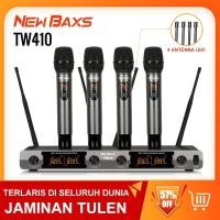 ราคา NEW BAXS TW410 ไมโครโฟนไร้สาย One Trailer UHF Band 4 4 ไมโครโฟนไร้สายแบบใช้มือถือ 4 ไมโครโฟน 4 ช่อง Quad เสาอากาศโลหะ (23473258417)