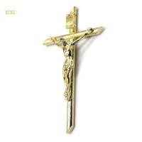 ราคา KU * Crucifix Crucifix จี้ 24K Gold สําหรับ Christ Jesus Praying สร้อยคอ DIY เครื่องประดับ คาทอลิกสร้อยคอ Amulet พระเยซู (46613314978)