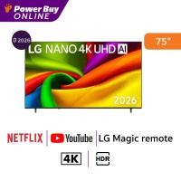 ราคา LG ทีวี NU85 สมาร์ททีวี 75 นิ้ว Nano 4K AI LED รุ่น 75NU855BPSA.ATM ปี 2026 (49809588165)