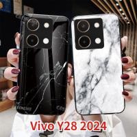 ราคา Vivo Y28 2024 กระจกนิรภัยเคสโทรศัพท์กันกระแทก Soft Hard สําหรับ Vivo Y28 4G VivoY28 28Y Y 28 Y18 4G Y38 5G 2024 Soft TPU Edge ฝาหลัง (26401731530)