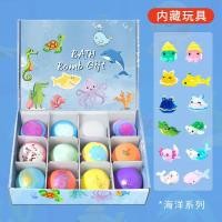 ราคา [สต๊อกพร้อม]ระเบิดอาบน้ํา ลูกบอลอาบน้ํามหาสมุทรสําหรับเด็กรวมของเล่นชุดลูกบอลเกลืออาบน้ํากล่องลูกบอล WJG (52157608540)
