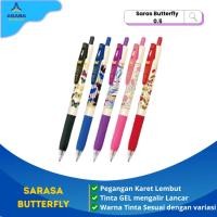 ราคา Asaba Bandung - ปากกาเจล Sarasa Butterfly Series Limited Edition - 0.5MM / Sarasa Limited 0.5 / ปากกาตัวละคร Sarasa - Sarasa Sanrio (51751691423)
