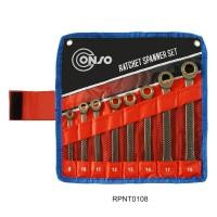 ราคา CONSO RPNT0108 ประแจแหวนข้างปากตายฟรีสปีด 8ตัวชุด (8-19 mm) ประแจแหวนข้างปากตายแบบฟรี ประแจแหวนข้างปากตาย (11487087646)
