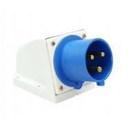 ราคา Power Plug 1เฟส เพาเวอร์ปลั๊ก 32A ตัวผู้ แบบฝัง + ฝาครอบ IP44 (3735365432)