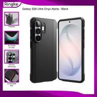 ราคา LAYAR Ringke เข้ากันได้กับ Samsung Galaxy S26 Ultra Onyx alpha สีดําสีดํากรณีไม่เหลือง Anti Slip Anti Crack Cover Handphone Softcase ป้องกันกล้องหน้าจอ Slim Armor Tough ทนทานกันกระแทกบาง TPU กันกระแทก