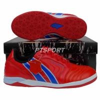 ราคา รองเท้ากีฬา รองเท้าฟุตซอล PAN PF-14Y2 IMPULSE V NAPPA SHOES สีแดงน้ำเงิน (25334697405)