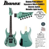 ราคา Ibanez Paul Gilbert Signature Mikro PGM21 กีตาร์ไฟฟ้า - สีเขียวอ่อนเมทัลลิก (PGMM21-MGN) (47409026326)