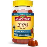 ราคา Nature Made Advanced Multivitamin Gummies 50 + for Him, Mens Multivitamins Gummies with Magnesium Citrate, Vitamin D3, Zinc, All 8 B Vitamins, 84 Multi Vitamins, 28 Day Supply (47412957415)