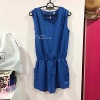 ราคา จั๊มสูทขาสั้น สีน้ำเงิน size M-L (2300464974)