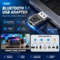 ราคา ตัวรับบลูทูธ 5.1 USB สำหรับคอมพิวเตอร์ โน้ตบุ๊ค เชื่อมต่อหลายอุปกรณ์ ทั้งเม้าส์ คีย์บอร์ด ลำโพง หูฟัง ปริ้นเตอร์ ใช้กับ Windows Linux novatech1.th (55963952139)