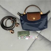 ราคา กระเป๋า Longchamp LE PLIAGE ORIGINAL Pouch with handle สีกรม navy (25902702548)