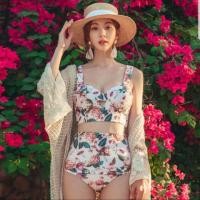 ราคา ชุดว่ายน้ำเกาหลี ชุดว่ายน้ำทูพีช ชุดว่ายน้ำน่ารักๆ ชุดว่ายน้ำลายดอก ชุดว่ายน้ำมินิมอล (7538768491)