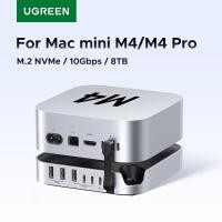 ราคา อุตสาหกรรม UGREEN USB HUB Docking Station สําหรับ Mac Mini M4 M4 Pro M.2 NVMe SSD 8TB สูงสุด 10Gbps พอร์ต USB-A & C SD & TF 170 เมกะไบต์/วินาที USB Splitter Dock (45462021601)