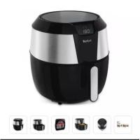 ราคา TEFAL หม้อทอดไร้น้ำมัน รุ่น EY702 สีดำ-เงิน 5.6ลิตร XXL ประกันศูนย์ 2ปี (23151938363)