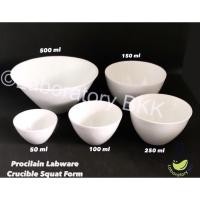 ราคา Porcelain Crucible S/F เบ้ากระเบื้อง ทนการเผาอุณหภูมิสูง เบ้าเคลือบ ถ้วยเผา ถ้วยวิทยาศาสตร์ ceramic (4779134082)