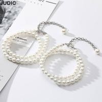 ราคา JUDIC เชือกผูกรองเท้าผู้หญิง, สายรัดรองเท้าส้นสูงสีขาวป้องกันการลื่นไถล, ข้อเท้าถือสร้อยข้อเท้าโซ่มุกแบบปรับได้ (55013685542)