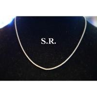 ราคา S.R. สร้อยทองลายอิตาลี่ เนื้อเงา เล่นไฟ พร้อมใบรับรองสินค้า เคลือบทองคำขาวแท้100% (28870065999)