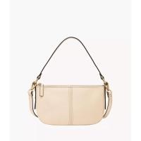 ราคา Fossil joliza กระเป๋าสะพายข้างใบเล็ก สีขาว (46565083937)