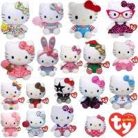 ราคา CT 02 - ตุ๊กตา ty Kitty ขนาด 6 นิ้ว (ของเล่น ของสะสม แต่งบ้าน แต่งร้าน) (19791391310)