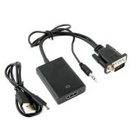 ราคา อุปกรณ์แปลงภาพจาก VGA เป็น HDMI VGA to HDMI with Audio ( VGA to HDMI converter adapter ) (23085884161)