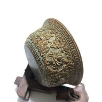 ราคา ทองแดงบริสุทธิ์แปดสมบัติชามมงคลแกะสลักชามพุทธศาสนาพุทธฮอลล์ชามทําน้ําสําหรับพระพุทธรูปโบราณด้อยโบราณโบราณคอลเลกชัน6.4 (50961662452)