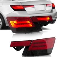 ราคา Vland ไฟท้าย LED สําหรับ 2008-2012 Honda Accord 8th Gen โคมไฟด้านหลังชุด Amber ไฟเลี้ยว G8 Taillamps (23058230068)