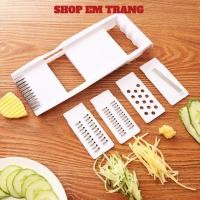 ราคา เครื่องปอกและเครื่องตัดผักและผลไม้อเนกประสงค์ 5-ใน-1, เครื่องขูดผักและผลไม้แบบใบมีดสะดวก, เครื่องตัด, และชุดเครื่องหั่น31566 (26179862579)