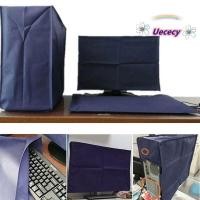 ราคา UECECY 3 ชิ้นคอมพิวเตอร์เดสก์ท็อปฝาครอบกันฝุ่น,ไม่ทอ 19 ถึง 34 นิ้วฝาครอบหน้าจอ LCD,ทนทานสีฟ้าความชื้นระบายอากาศฝาครอบป้องกันคอมพิวเตอร์คอมพิว (41132567668)