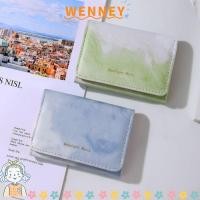 ราคา กระเป๋าสตางค์ผู้หญิง WEY, การ์ดลายหินอ่อนช่องใส่การ์ดหลายใบ, ที่ใส่บัตรหนัง PU บางเฉียบความจุขนาดใหญ่ (50813670048)