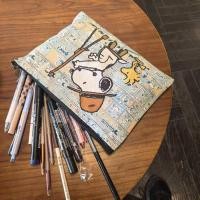 ราคา กระเป๋าคลัทช์ กระเป๋าเครื่องสําอางลายการ์ตูน Snoopy กระเป๋าคลัทช์พกพา กระเป๋าผ้าใบ กระเป๋าเก็บเครื่องสําอาง Snoopy น่ารัก (40129758671)